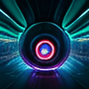 AI generated: a beautiful futuristic cityscape, beautiful plants, breathtaking lights, night lights, brilliant lig...
