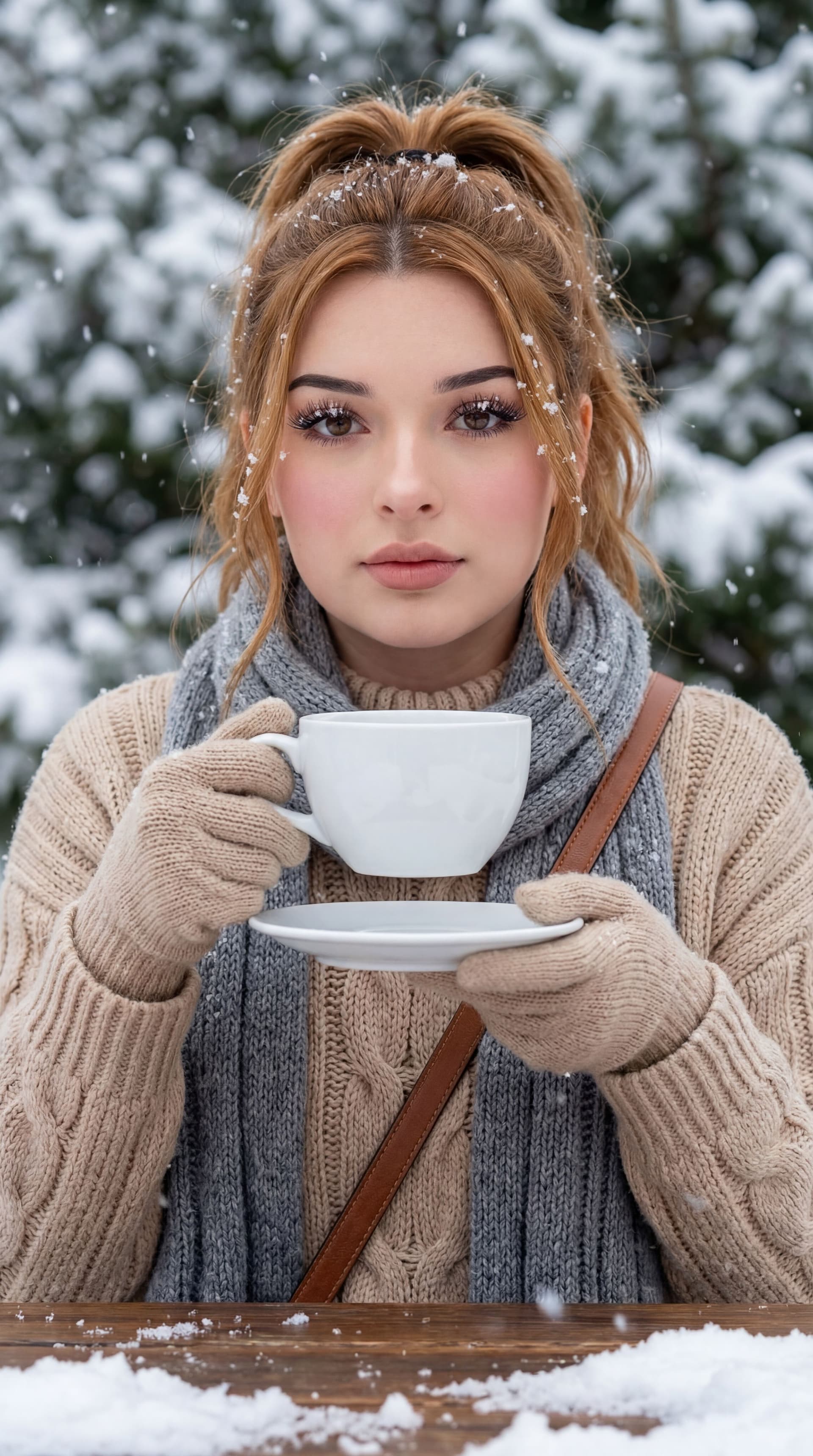 AI generated: Without changing my facial features, create a ultra-realistic portrait, 3D. Photograph of a curvy, f...