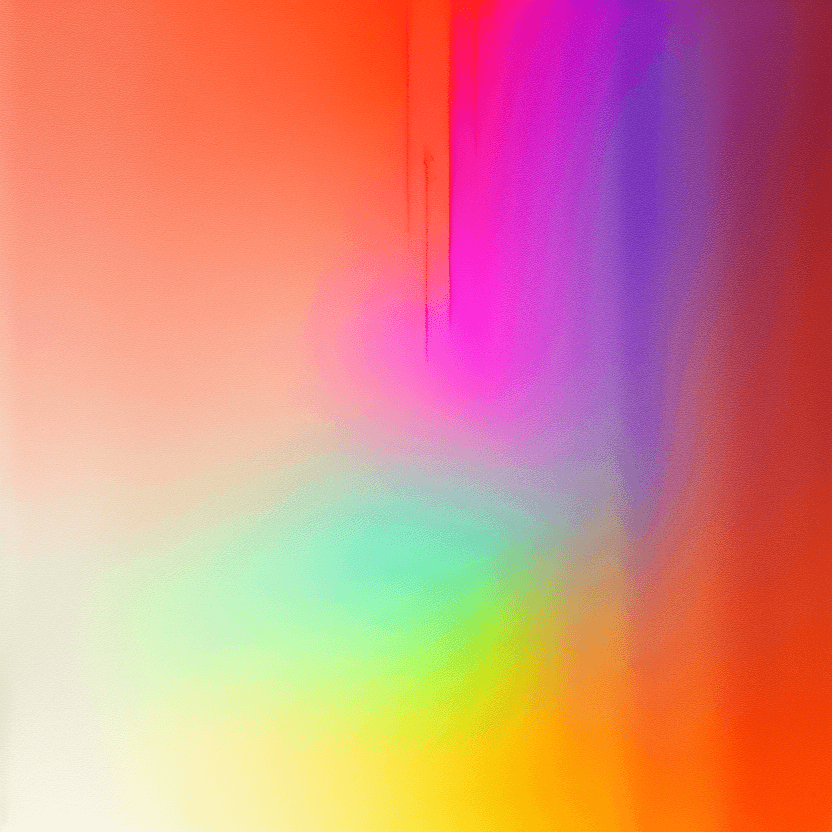 AI generated: gradient color  terracotta , glitch effects, fading, watercolor