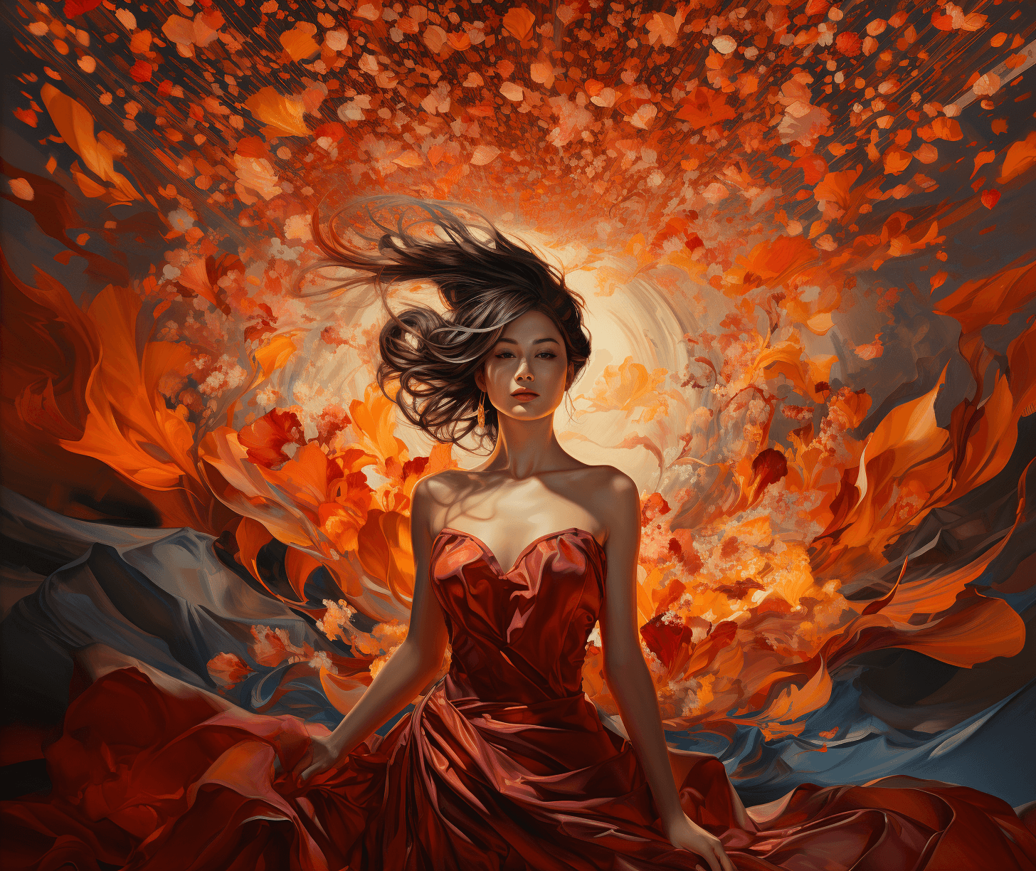 AI generated: ((masterpiece)), (best quality), (detailed), apocalyptic sunset, wounded Superman, broken cape hangi...