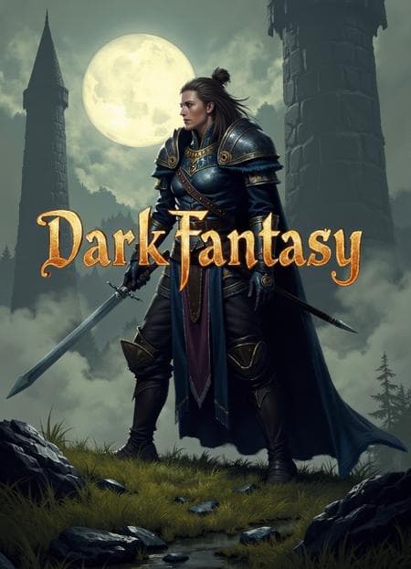 Dark Fantasy Digital Art Style - Image 1
