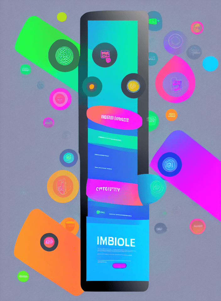 AI generated: Mobile interface. modern design. More realistic, more complex, more beautiful, more futuristic, comp...