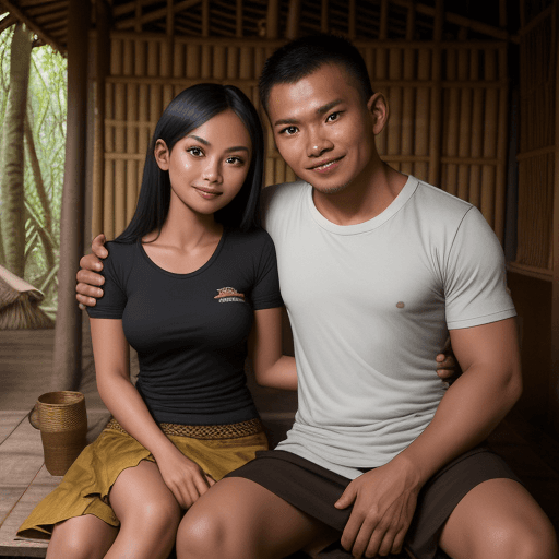 AI generated: photography, hd, handsome Indonesian guy, hug, kiss and fucking pussy of a beautiful Indonesian girl...