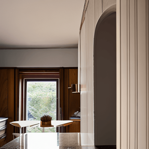 AI generated: High-resolution photography interior design, kitchen, interior design magazine, cozy atmosphere; 8k,...