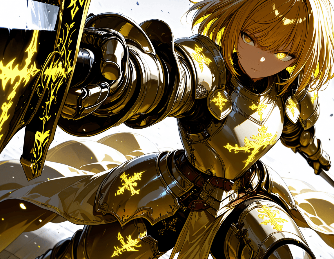 kirakira glowing (fighting  aura / qi)