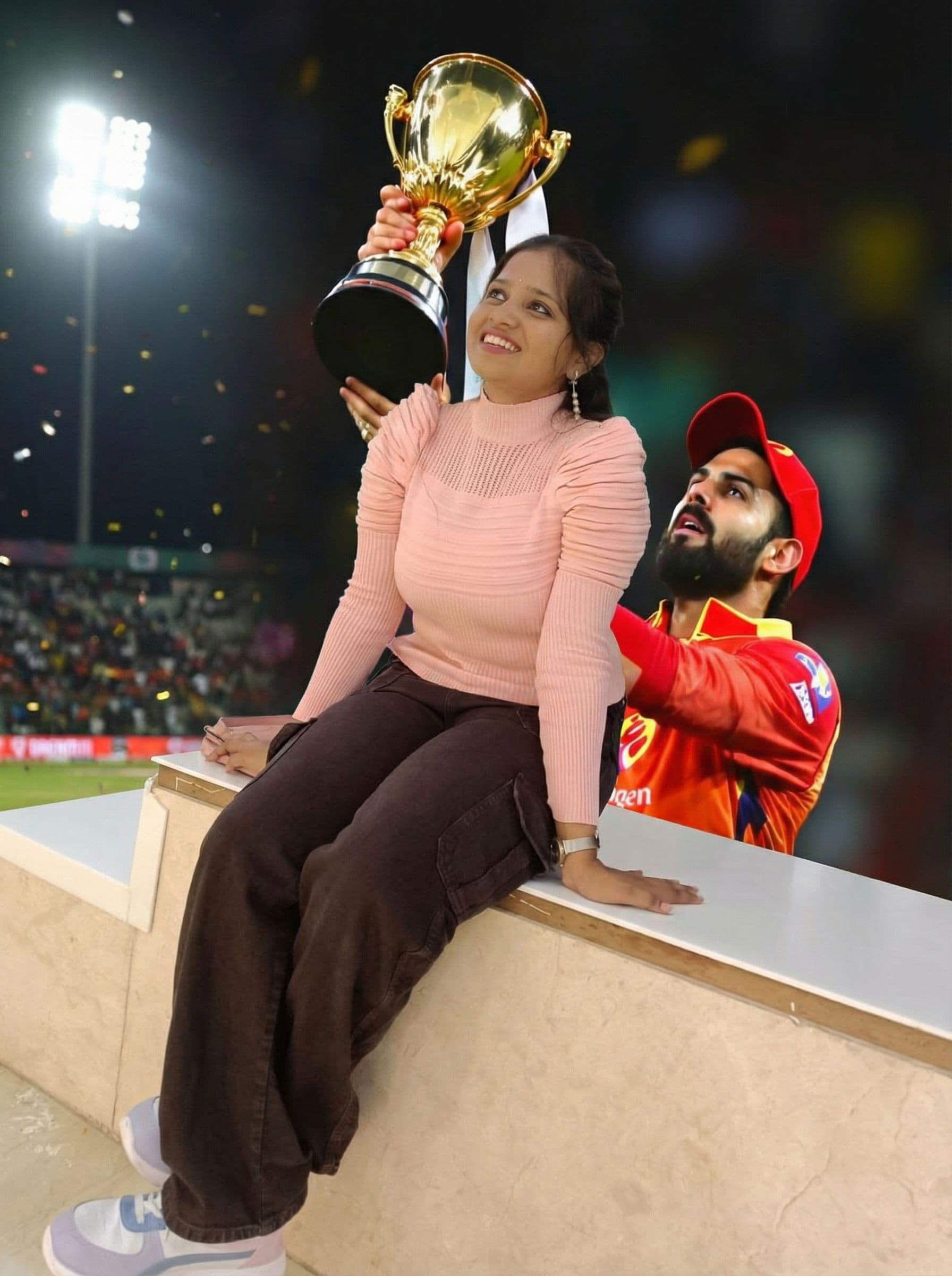 AI generated: Combine the upload image
