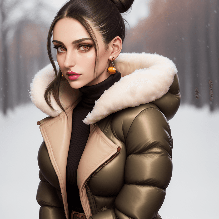 AI generated: portrait, (mixed ayanajfalistasd15) Mistress, Short, Toned, Oval Face, Olive Skin, Dark Brown Hair, ...