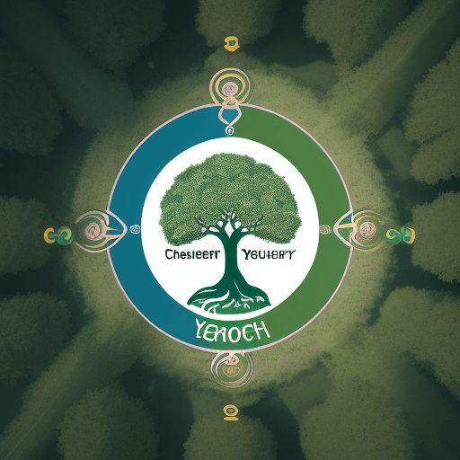 AI generated: Design a circular logo with the name 'CHERCHER YOUTH ENTREPRENEUR CONSULTANCY around the edge. In th...