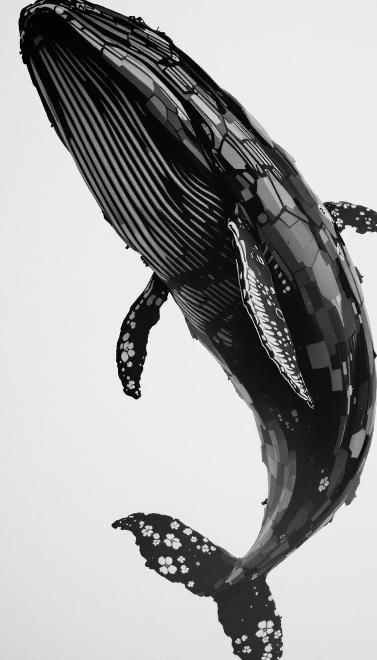 AI generated: Whale of The Atlantic --ar 9:16 --style raw --v 6.1