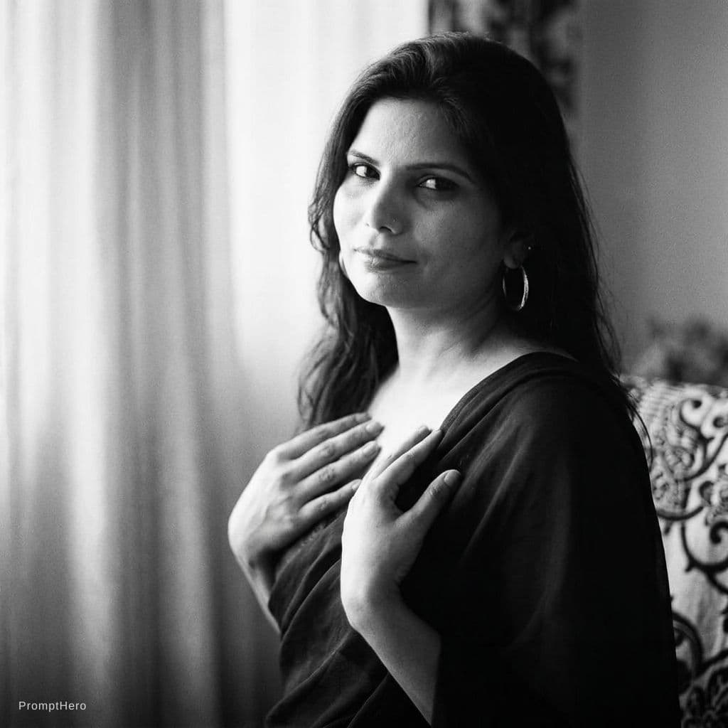 AI generated: If you’re in the mood to explore something a little more daring, this classic boudoir photography po...