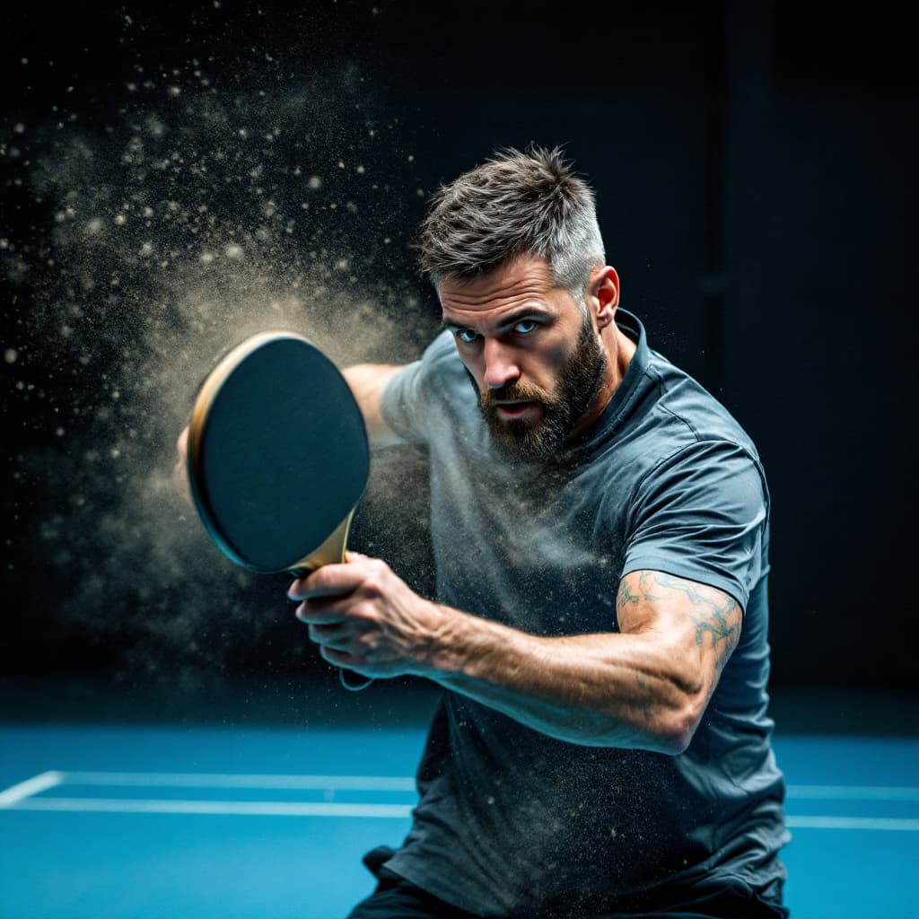 AI generated: Imagen realista de un hombre de 40 años, con el pelo rapado casi calvo y una barba de cinco días, re...
