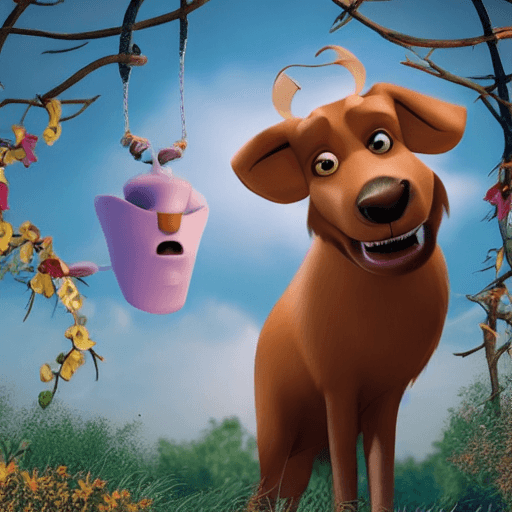 AI generated: hannibal barka in pixar style