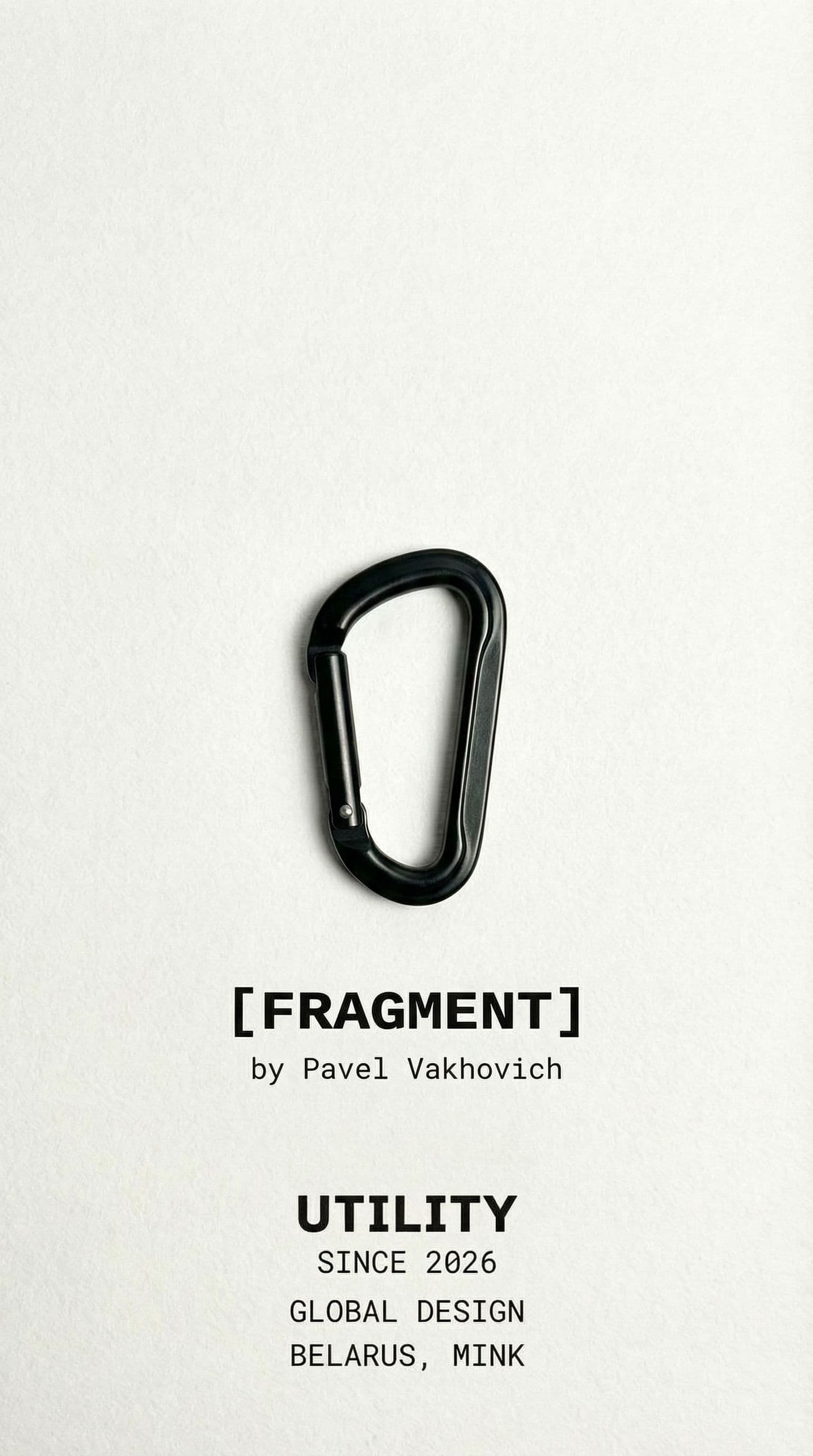 AI generated: A hyper-minimalist graphic design poster in the style of Swiss Modernism. add text "by Pavel Vakhovi...