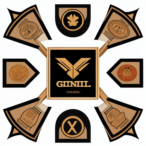 AI generated: gims logo nam and icon School collage