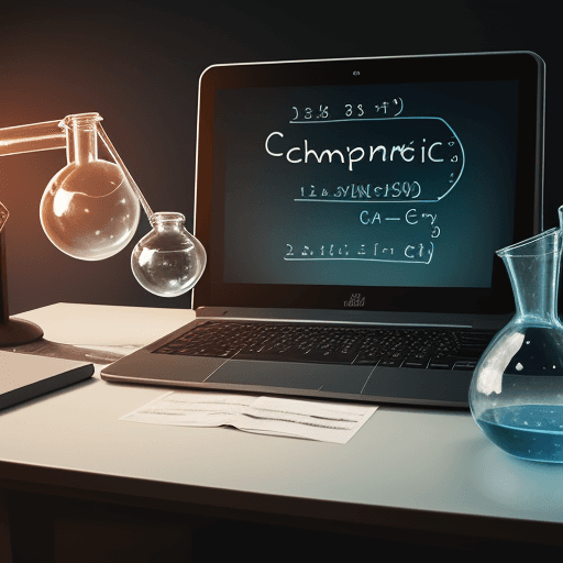 AI generated: chemistry and computer

