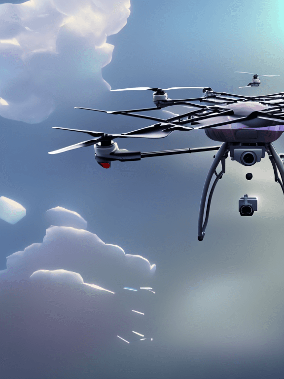 AI generated: Hyper realistic painting of a beautiful dron in an film, hyper detailed, anime, by anime artist, tre...