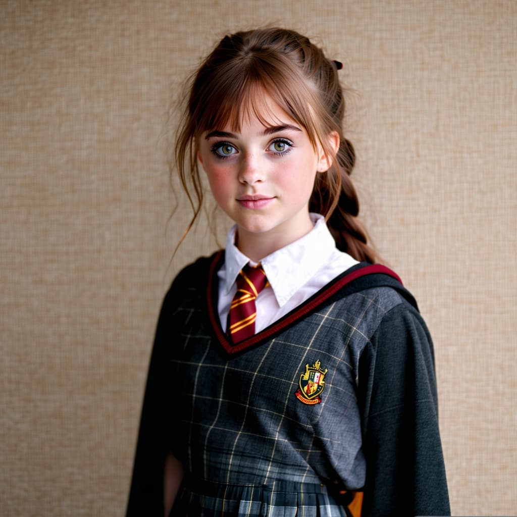 AI generated: A realistic, full body photo of a gorgeous, thin, toned, perfect body innocent faced teen dressed as...