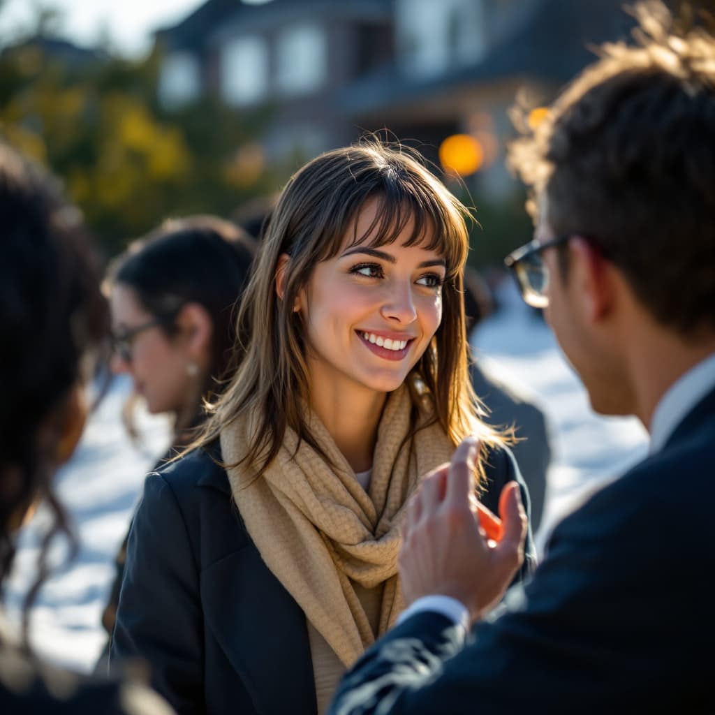 AI generated: Canada immigration agent helping someone dslr, ultra quality, sharp focus, tack sharp, dof, film gra...
