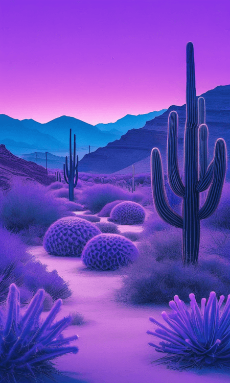 Purple & Blue - Image 3