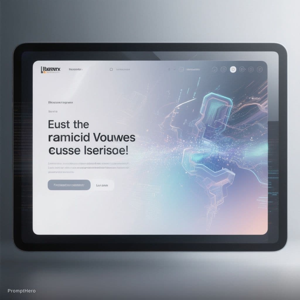 AI generated: 
Ultra modern abstract hero section background for a Full Stack developer portfolio website, neutral...