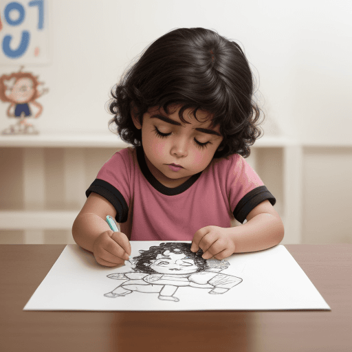 AI generated: crear un dibujo de un nene gritando, al estilo de Diego roa
