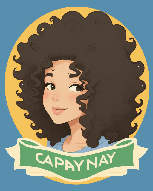AI generated: logo for CapeCurly hair product 