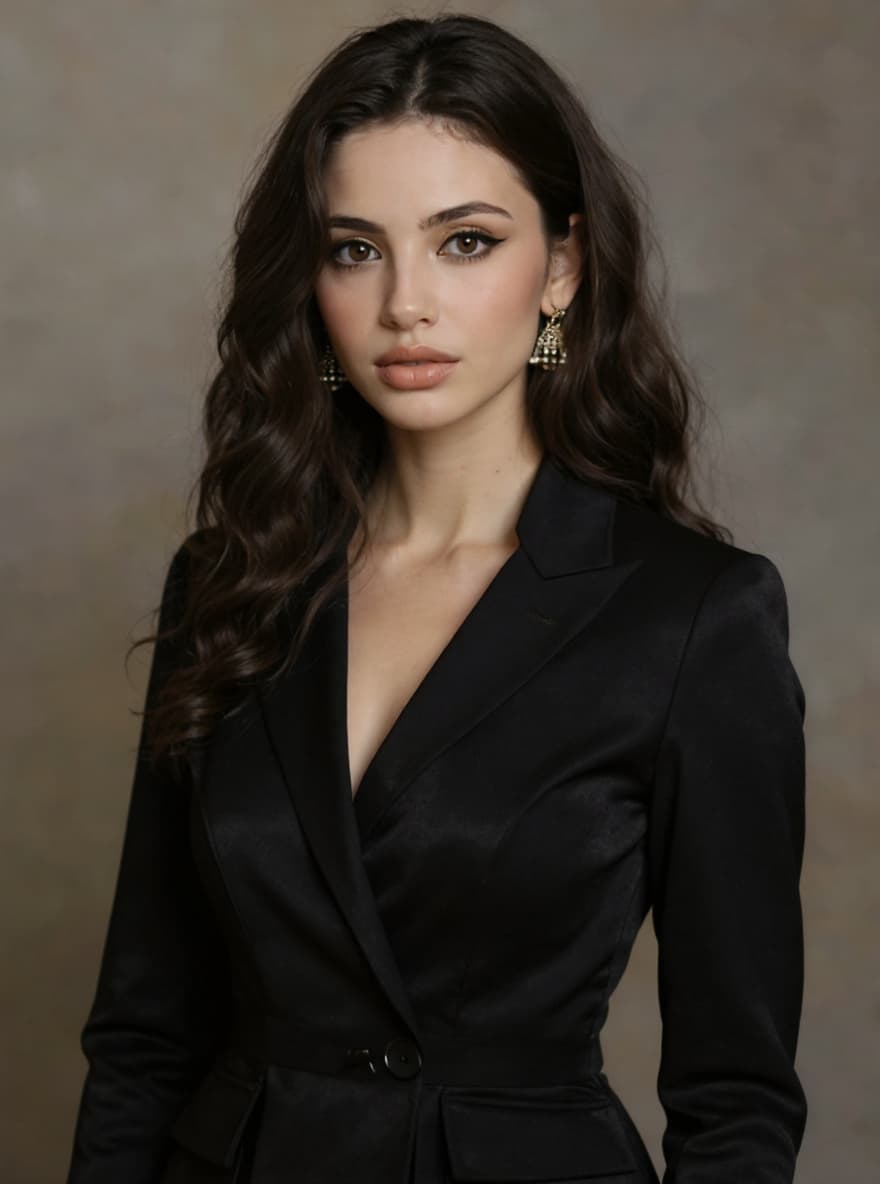 AI generated: sexy hot girl wearing bra , give realistic face of given image with sexy body shape and chest. full ...