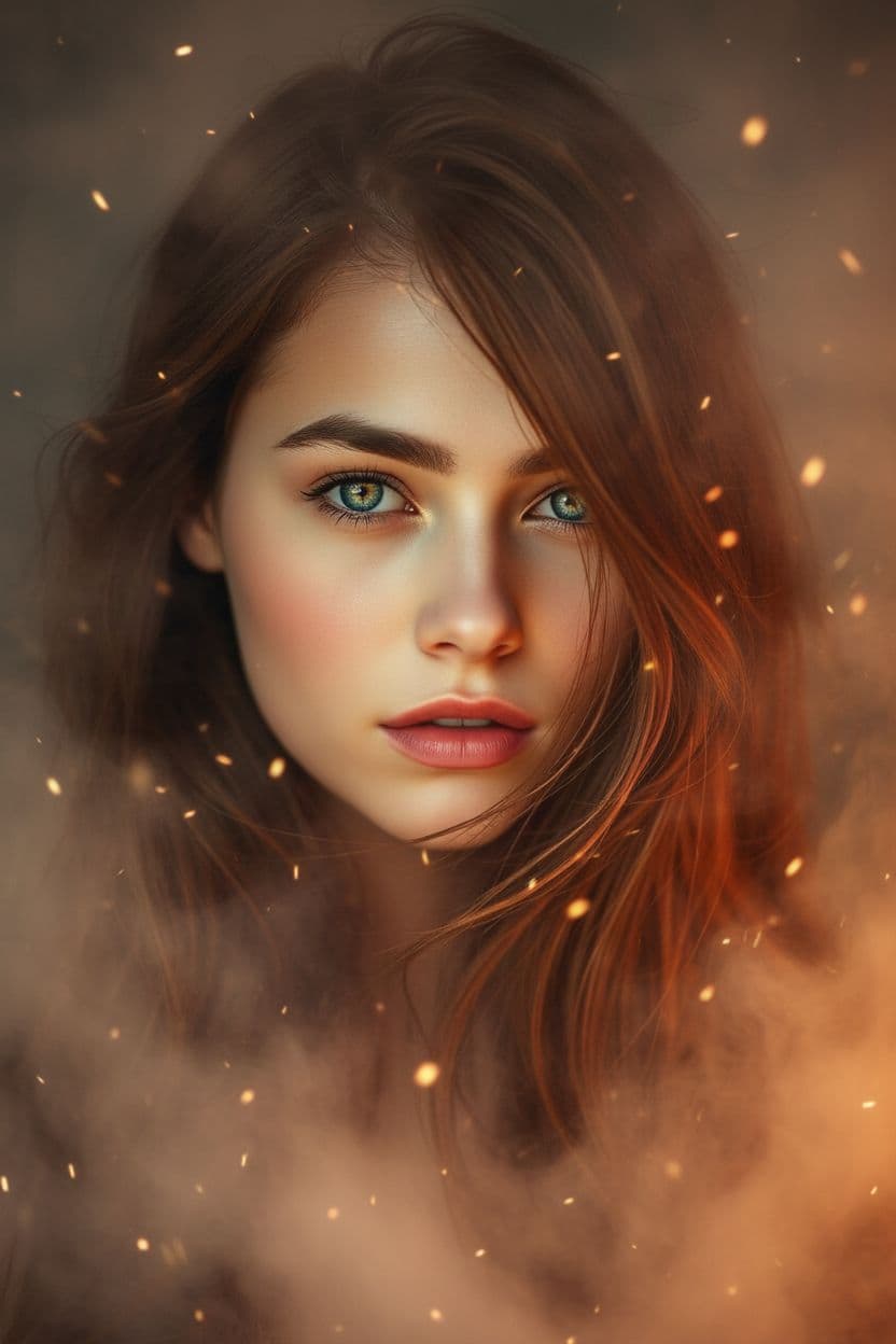 AI generated: "Image is a high resolution full-hight vertical portrait photograph. Sony A1, 75mm lens. Supermodel ...