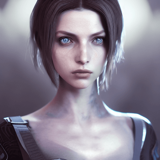 AI generated: 1 girl [zotova1] like jill valentine from resident evil 3 remake, redshift style, perfect face, intr...
