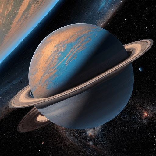 AI generated: planet itibi ra in space