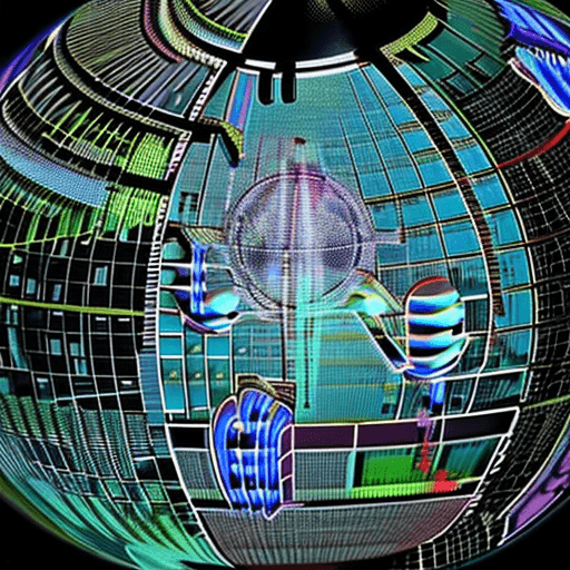 AI generated: A round dark earth globe with a glossy finish. The continents on the globe are clearly visible, but ...