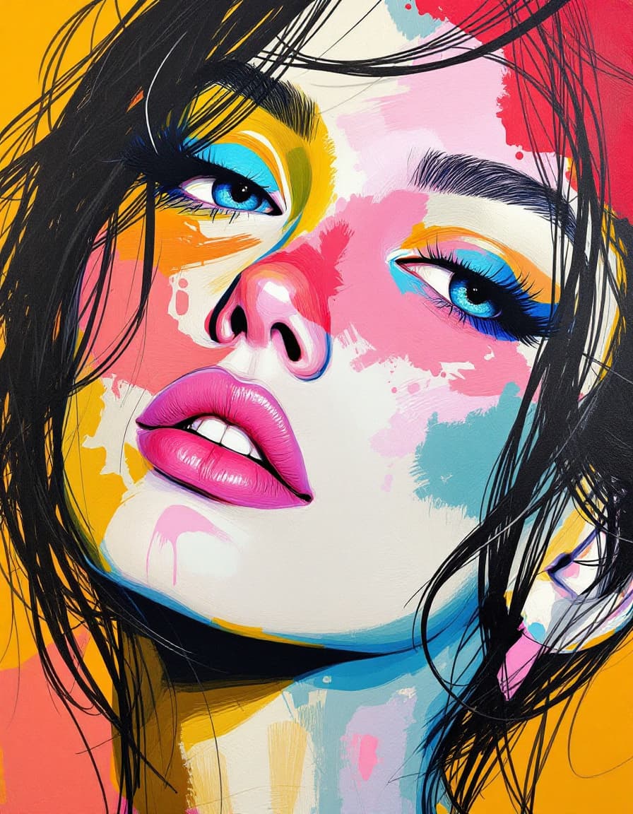 AI generated: Obra picasiana de bansqui y un estilo impresionista, pop art y sus obras más exclusivas. Con sus car...