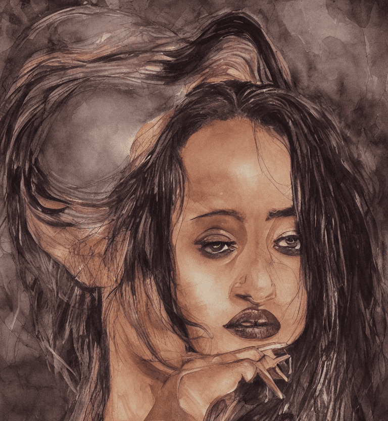 AI generated: masterpiece, best quality, highres, highest quality, absurdres, kataras3, dark skin, traditional med...