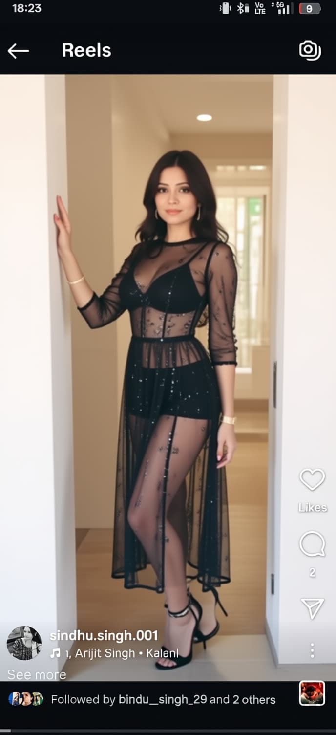 AI generated: A full-shot image features a light-skinned person with dark, wavy hair, appearing to be in their 20s...