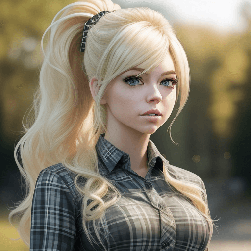 AI generated: alexabliss , (detailed body:1. 5) (blonde hair:1) (high detailed skin:1. 2) , (best quality:1. 4) , ...