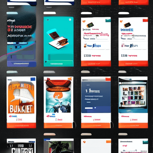 AI generated: beautiful and attractive Online book marketplace UI, UX , hyperrealistic website
