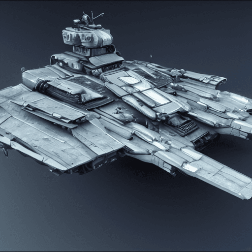 AI generated: Laconian space warship, highly detailed, 8k, octane render