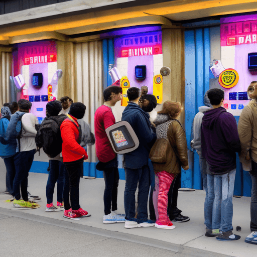 AI generated: A funny robot stands on the left in front of the sign with the text: "Mine HOT Coin - Free Entry!"
A...