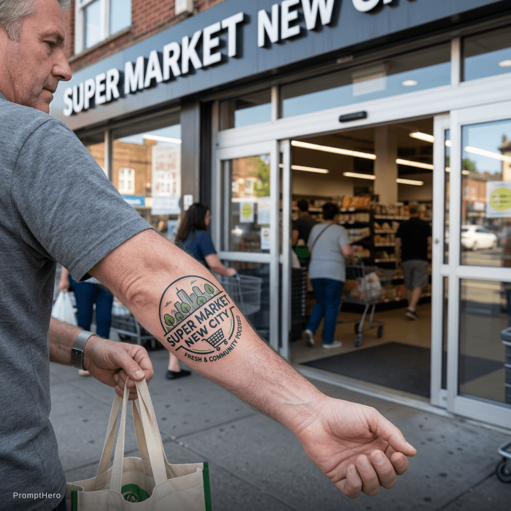 AI generated: I want a logo for a super market it is name as super market new city 