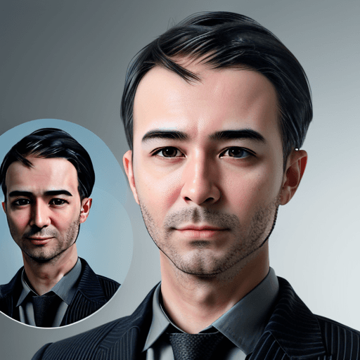 AI generated: Create an image of a person resembling the AI-generated image of a man, but do not replicate it exac...