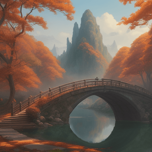 AI generated: grand studio Ghibli beautiful, matte painting, landscape, autumn season, artstation trending—w 1920 ...