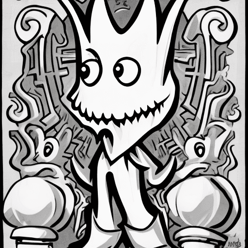 AI generated: cartoon ghost in 1930s cartoon style