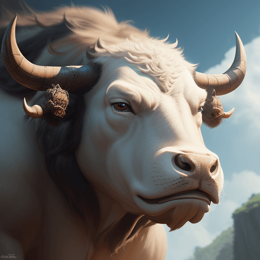 AI generated: logo bull, 4k, hyper realistic, focused, extreme details, unreal engine 5, cinematic, masterpiece, a...