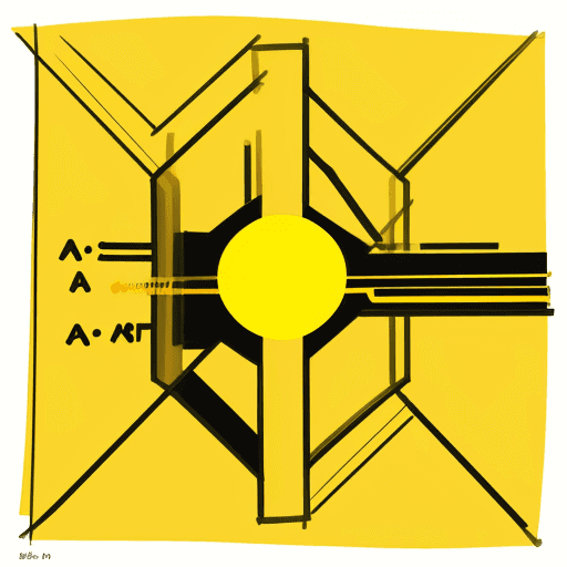AI generated: illustration, MAN, three, yellow, outlines --ar 9:16