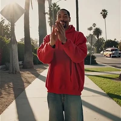 AI generated video: The Legend Snoop Doggy Dogg
박수을 친다 손에펫말 10점만점펫말을 들어올린다