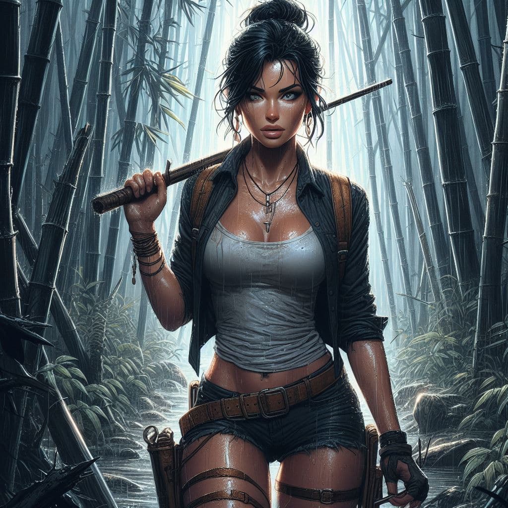 AI generated: Digital art, best quality, highly detailed, disney pixar style, full-length body shot: a stunning ba...