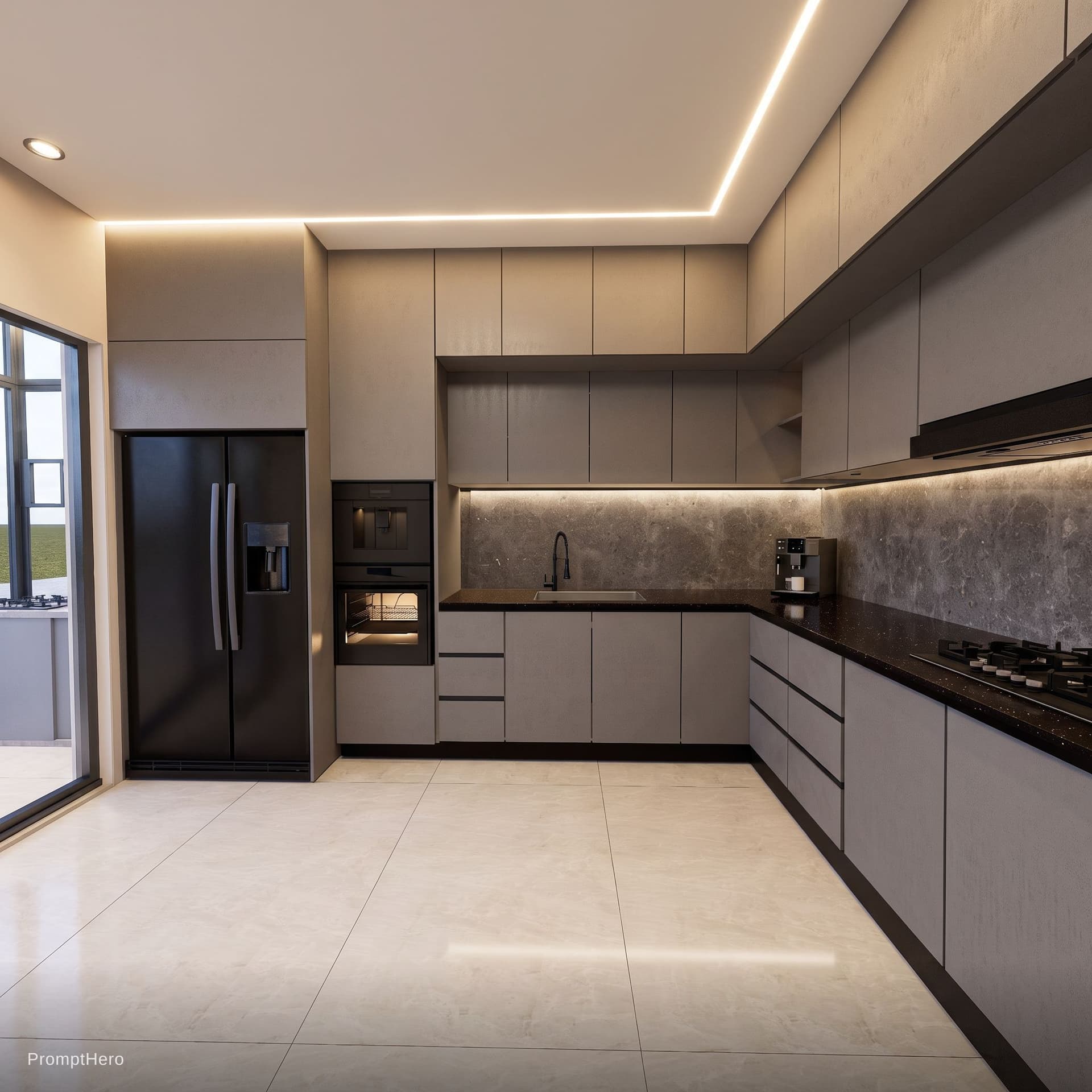 AI generated: real render