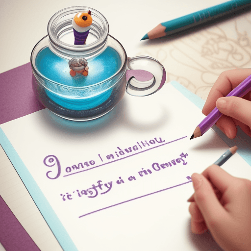 AI generated: Craft a whimsical Disney-inspired scene where an animated pencil, full of character and charm, is jo...