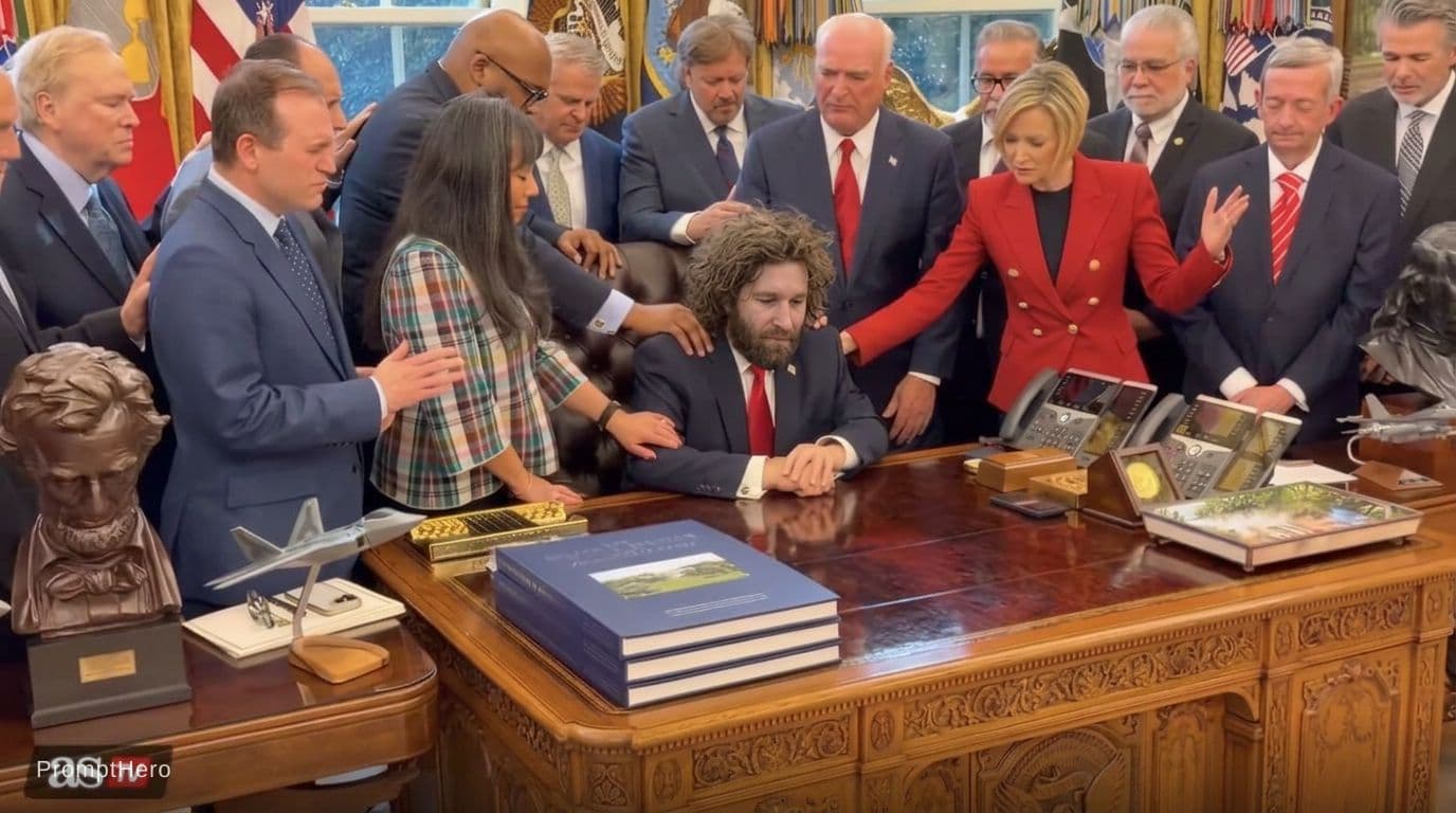 AI generated: substitute trump for this guy