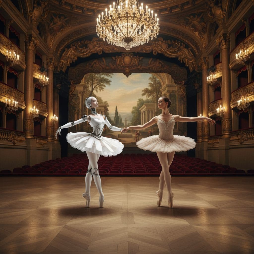 AI generated: Duo à Opéra de Paris